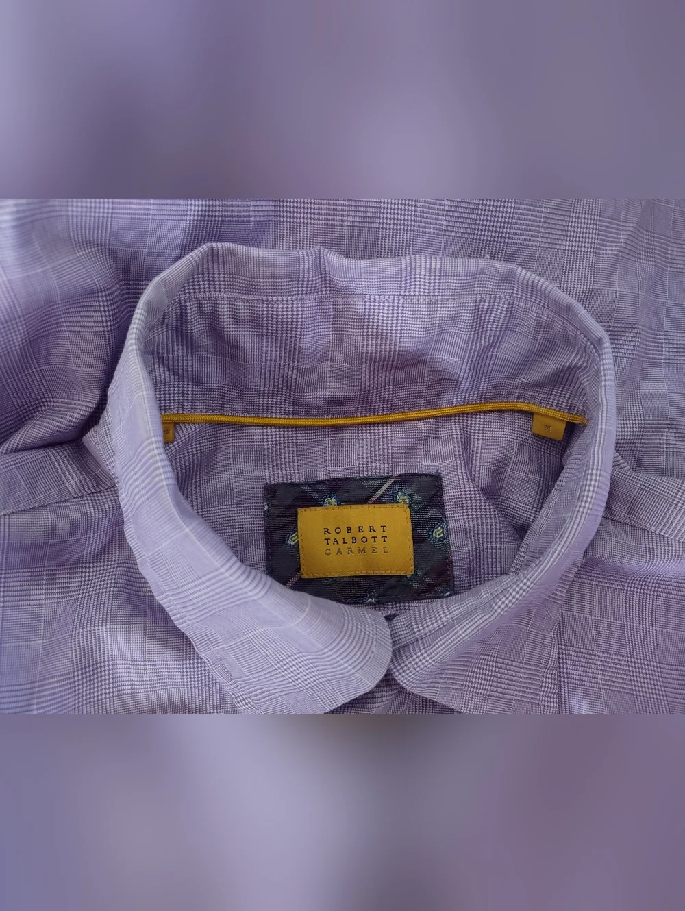 Men's Robert Talbott Lavender Dress Shirt - Picture 16 of 16